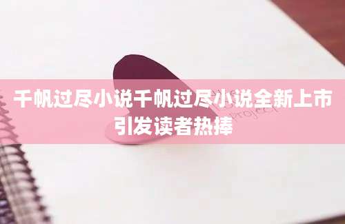 千帆过尽小说千帆过尽小说全新上市引发读者热捧