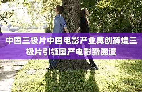 中国三极片中国电影产业再创辉煌三极片引领国产电影新潮流