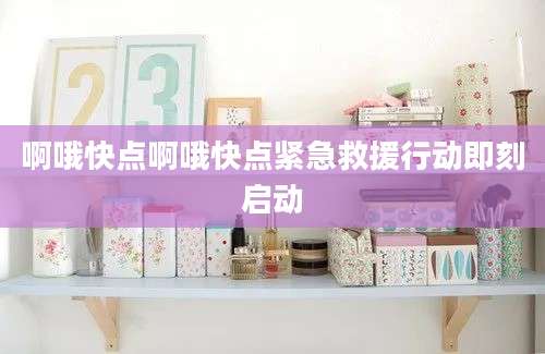 啊哦快点啊哦快点紧急救援行动即刻启动