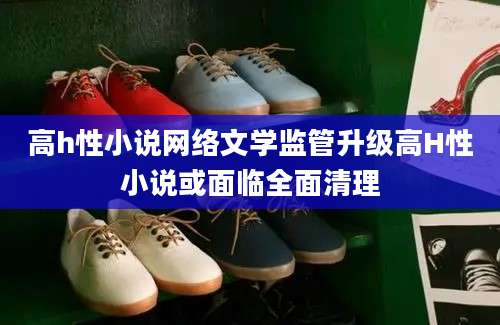 高h性小说网络文学监管升级高H性小说或面临全面清理