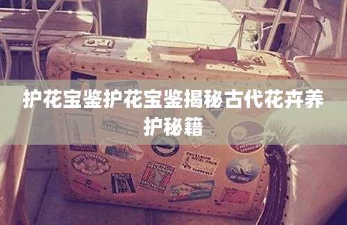 护花宝鉴护花宝鉴揭秘古代花卉养护秘籍