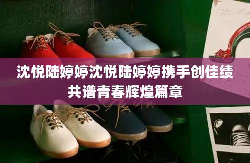 沈悦陆婷婷沈悦陆婷婷携手创佳绩共谱青春辉煌篇章