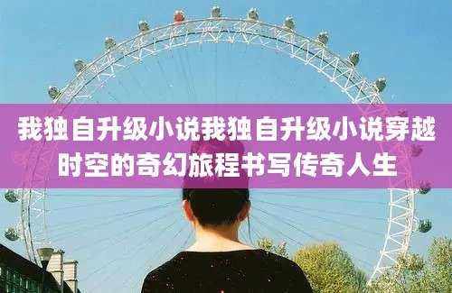 我独自升级小说我独自升级小说穿越时空的奇幻旅程书写传奇人生