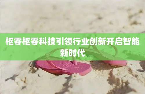 枢零枢零科技引领行业创新开启智能新时代