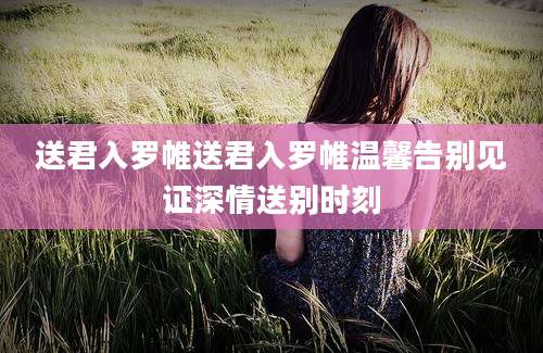 送君入罗帷送君入罗帷温馨告别见证深情送别时刻