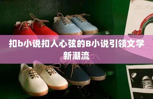 扣b小说扣人心弦的B小说引领文学新潮流