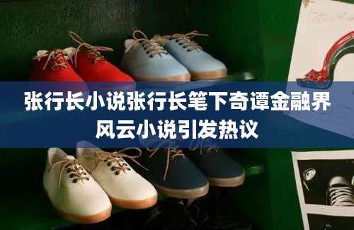 张行长小说张行长笔下奇谭金融界风云小说引发热议