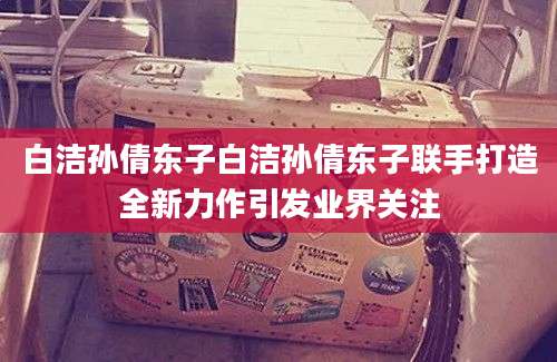 白洁孙倩东子白洁孙倩东子联手打造全新力作引发业界关注