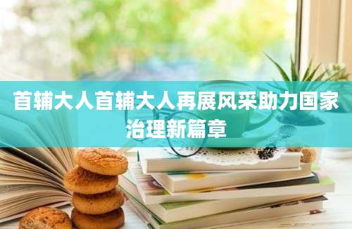 首辅大人首辅大人再展风采助力国家治理新篇章