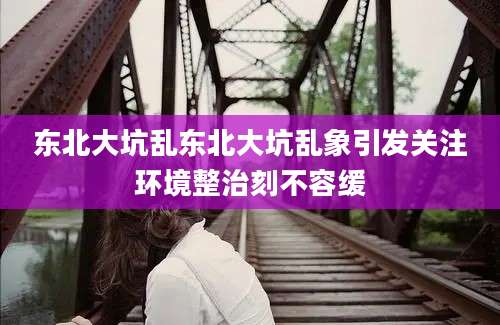 东北大坑乱东北大坑乱象引发关注环境整治刻不容缓