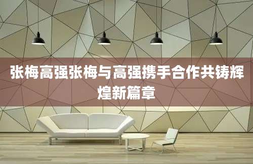 张梅高强张梅与高强携手合作共铸辉煌新篇章