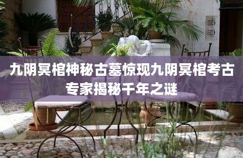 九阴冥棺神秘古墓惊现九阴冥棺考古专家揭秘千年之谜
