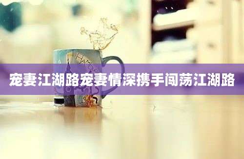 宠妻江湖路宠妻情深携手闯荡江湖路