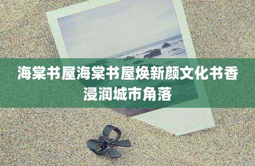 海棠书屋海棠书屋焕新颜文化书香浸润城市角落