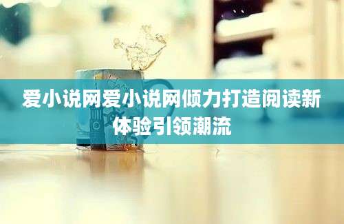 爱小说网爱小说网倾力打造阅读新体验引领潮流