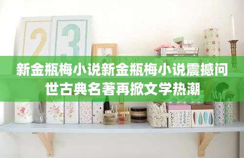 新金瓶梅小说新金瓶梅小说震撼问世古典名著再掀文学热潮