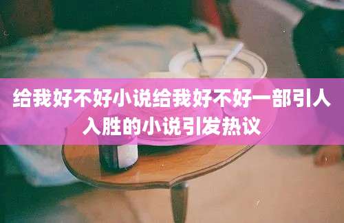 给我好不好小说给我好不好一部引人入胜的小说引发热议