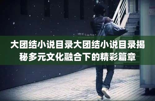 大团结小说目录大团结小说目录揭秘多元文化融合下的精彩篇章