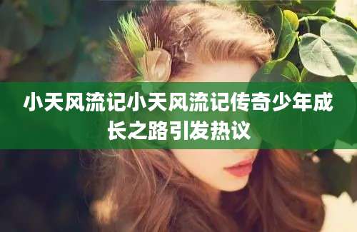 小天风流记小天风流记传奇少年成长之路引发热议