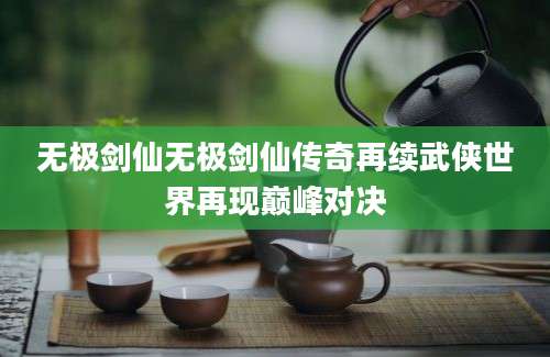 无极剑仙无极剑仙传奇再续武侠世界再现巅峰对决