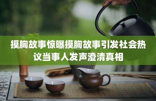 摸胸故事惊曝摸胸故事引发社会热议当事人发声澄清真相