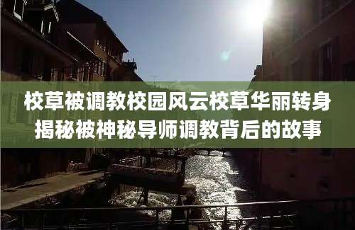 校草被调教校园风云校草华丽转身揭秘被神秘导师调教背后的故事