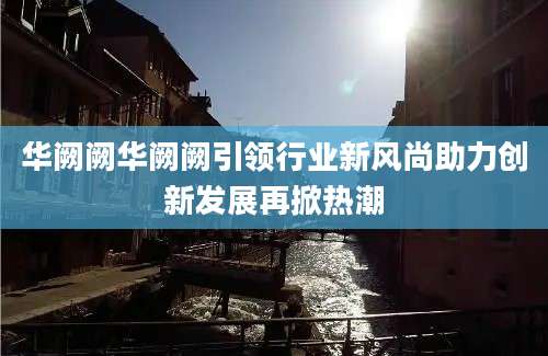 华阙阙华阙阙引领行业新风尚助力创新发展再掀热潮
