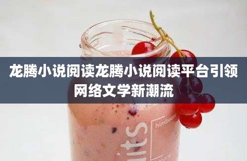 龙腾小说阅读龙腾小说阅读平台引领网络文学新潮流