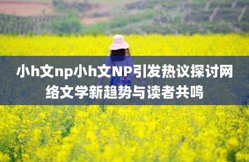 小h文np小h文NP引发热议探讨网络文学新趋势与读者共鸣