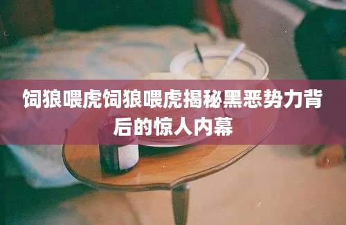饲狼喂虎饲狼喂虎揭秘黑恶势力背后的惊人内幕
