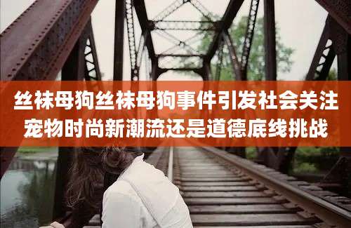 丝袜母狗丝袜母狗事件引发社会关注宠物时尚新潮流还是道德底线挑战