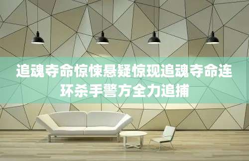 追魂夺命惊悚悬疑惊现追魂夺命连环杀手警方全力追捕