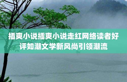 插爽小说插爽小说走红网络读者好评如潮文学新风尚引领潮流