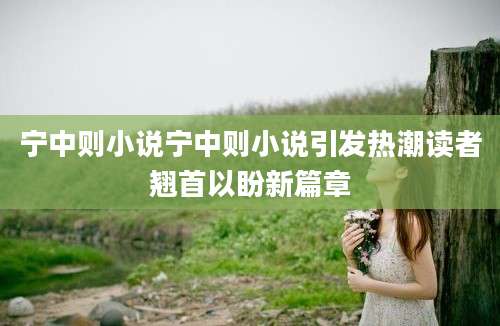 宁中则小说宁中则小说引发热潮读者翘首以盼新篇章