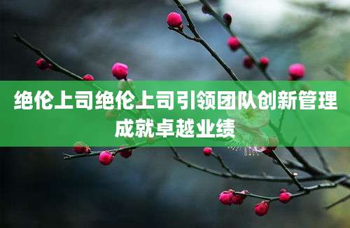 绝伦上司绝伦上司引领团队创新管理成就卓越业绩
