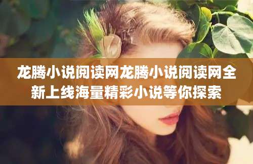 龙腾小说阅读网龙腾小说阅读网全新上线海量精彩小说等你探索