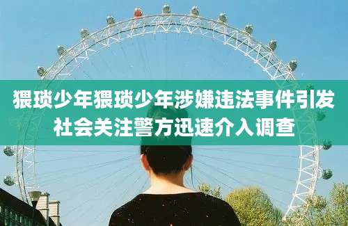 猥琐少年猥琐少年涉嫌违法事件引发社会关注警方迅速介入调查
