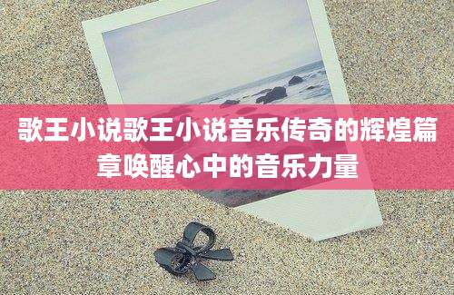 歌王小说歌王小说音乐传奇的辉煌篇章唤醒心中的音乐力量