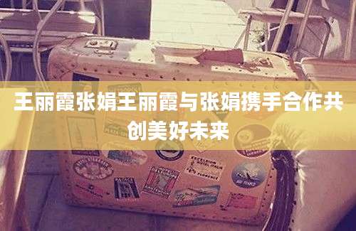 王丽霞张娟王丽霞与张娟携手合作共创美好未来