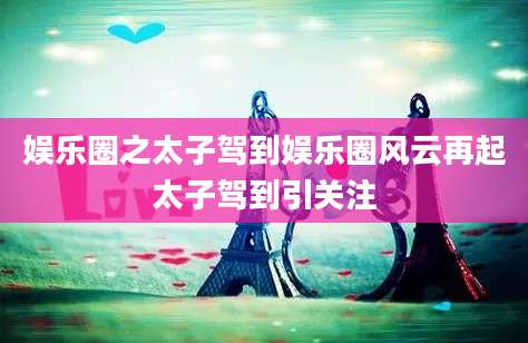 娱乐圈之太子驾到娱乐圈风云再起太子驾到引关注
