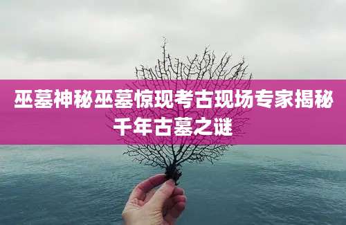 巫墓神秘巫墓惊现考古现场专家揭秘千年古墓之谜