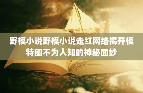 野模小说野模小说走红网络揭开模特圈不为人知的神秘面纱
