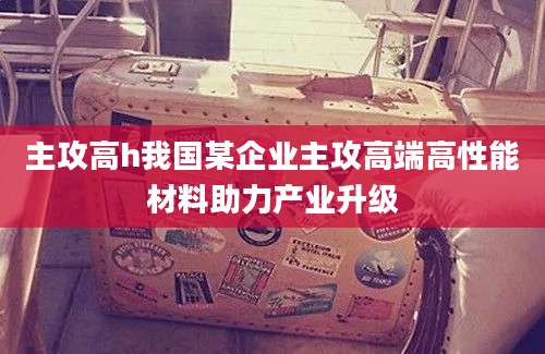 主攻高h我国某企业主攻高端高性能材料助力产业升级