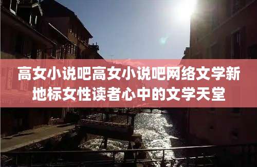 高女小说吧高女小说吧网络文学新地标女性读者心中的文学天堂