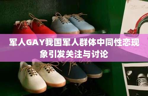 军人GAY我国军人群体中同性恋现象引发关注与讨论