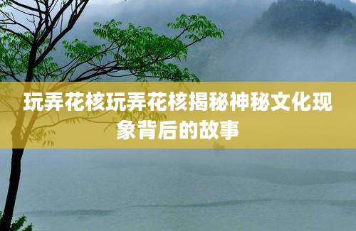 玩弄花核玩弄花核揭秘神秘文化现象背后的故事