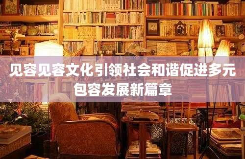 见容见容文化引领社会和谐促进多元包容发展新篇章