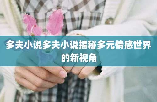 多夫小说多夫小说揭秘多元情感世界的新视角