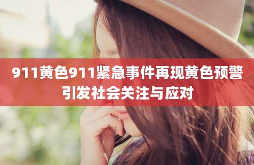 911黄色911紧急事件再现黄色预警引发社会关注与应对