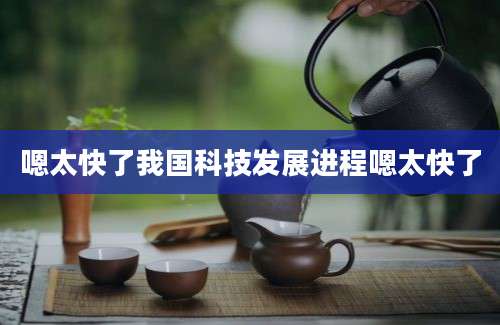 嗯太快了我国科技发展进程嗯太快了